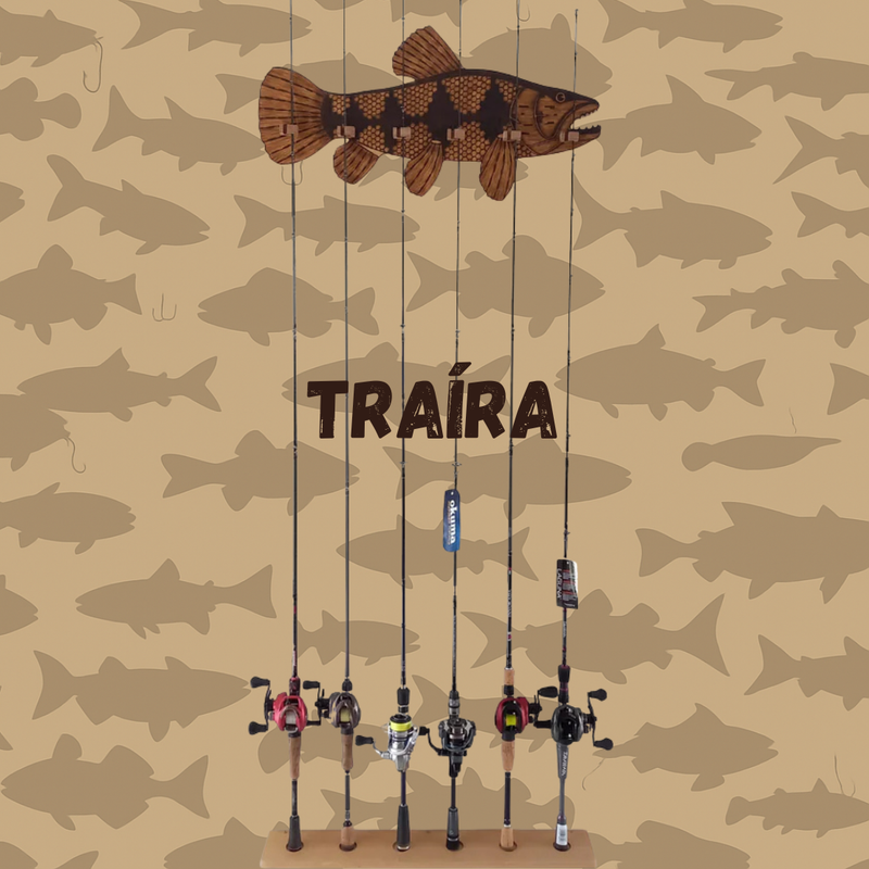 Suporte de Varas FishHolder™ [Organização e Praticidade Para Suas Varas]