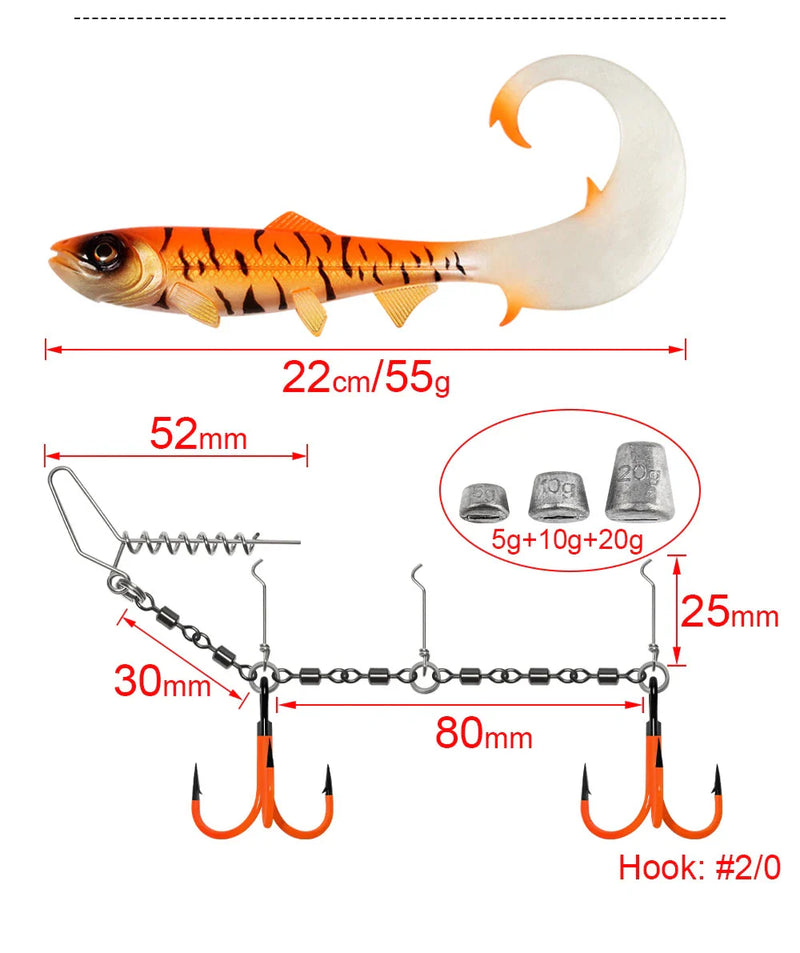 Giguishad™ Kit 2 Pçs [Seu Aliado Profissional Nas Pescarias]